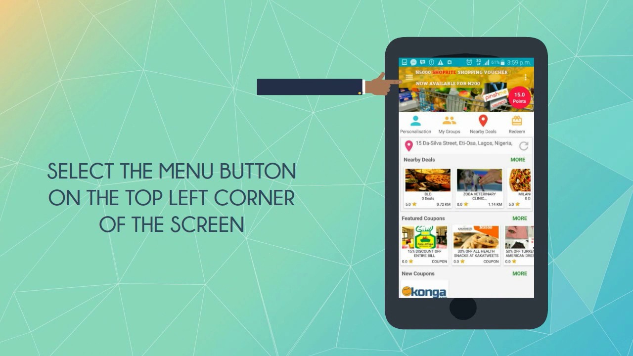 How to buy a voucher on the Myads App.