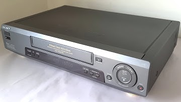 1998 Sony SLV-EZ4AZ VCR VHS Tape Rewind