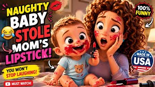 Naughty Baby Stole Mom's Lipstick! 💄 Funniest Mother & Son Moments | Try Not To LaughAlternative