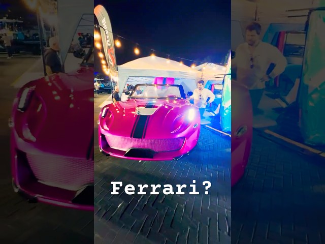 Машина на воде в стиле #Ferrari #OZmarine
