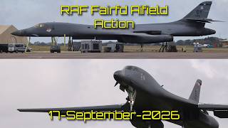 RAF Fairford 17 Sep 2026 | B-1B Lancer Jacked-Up for Gear Tests + 'TULSA45' Touch’n’Go!