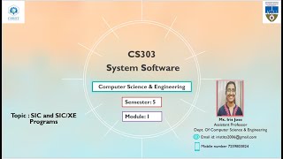 CS 303 SS Module 1 SIC and SICXE programs part5