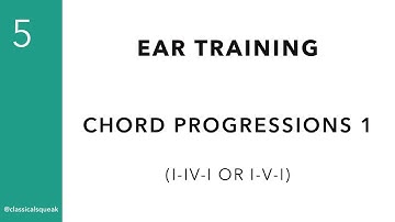 RCM Level 5 Chord Progressions I-IV-I or I-V-I (Ear Training) | Set 1