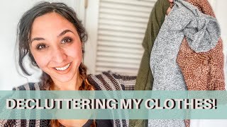 DECLUTTERING AND ORGANIZING MY CLOTHES 2020|  selling my clothes online| debt roulette episode 3