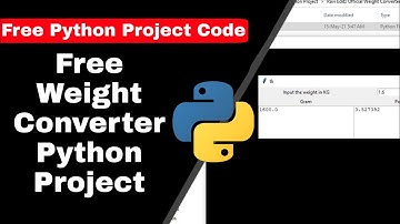 Free Weight Converter Python Project with source code || Python Tutorial || #ravieditz