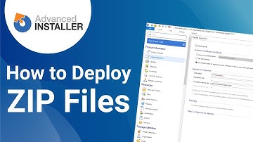How to deploy ZIP Files | Advanced Installer