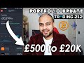 Trading 212 Portfolio February + Crypto! From £500 to £20k+