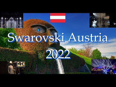Swarovski Crystal World/ 4K/Wattens/Austria/Exhibition2022