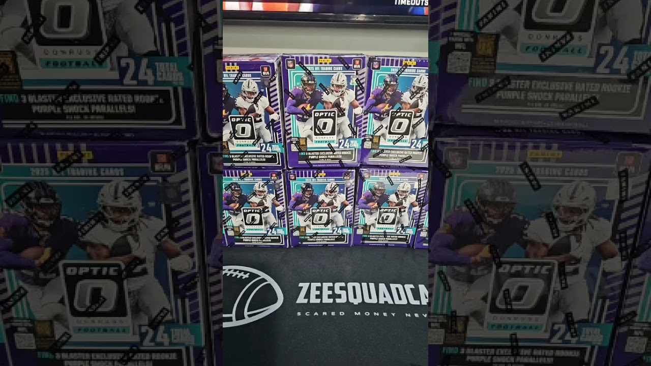 2025 DONRUSS OPTIC BLASTER BOX BREAK X10 BREAK #1 PURPLE SHOCKS