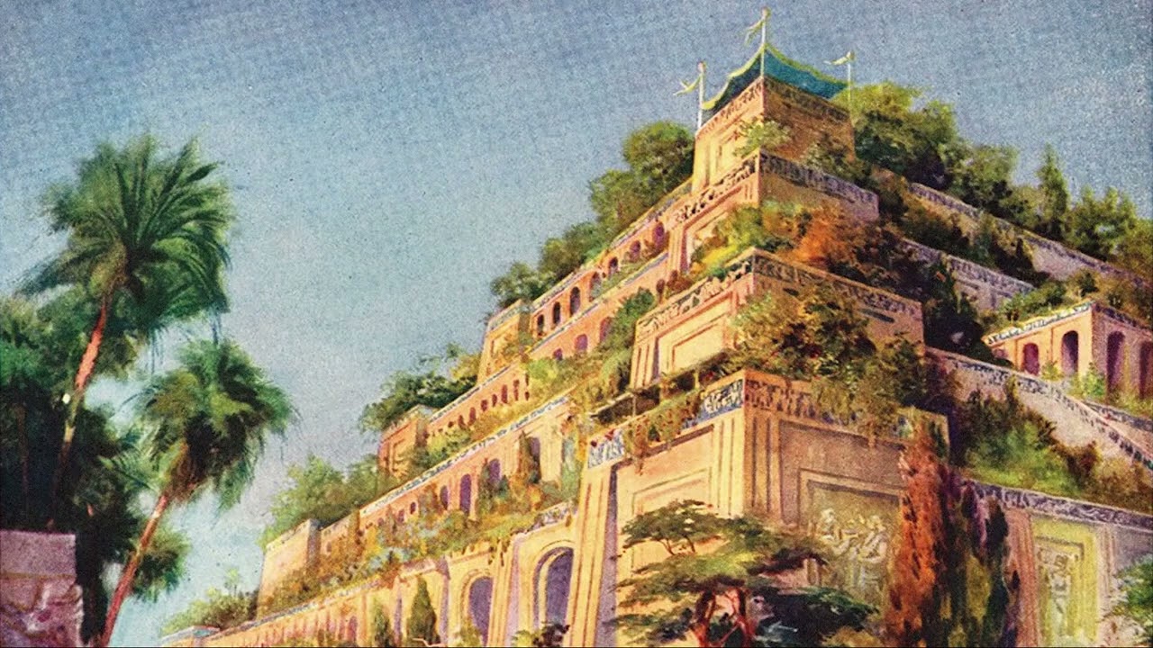 The Hanging Gardens of Babylon, 590 BC