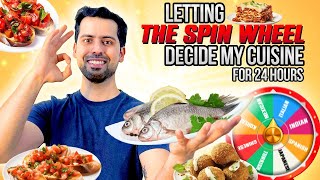 Spin the Wheel: 24 Hours of Random Cuisine Picks! | @cravingsandcaloriesvlogs