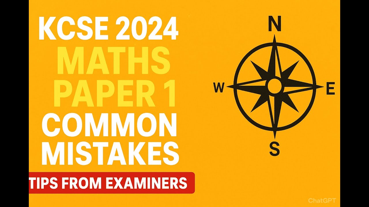 COMMON MISTAKES IN KCSE MATHEMATICS PAPER 1