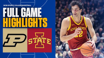 No. 1 Purdue Boilermakers vs No. 9 Iowa State Cyclones | Full Game Highlights | CBS Sports CBB