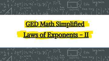 Laws of Exponents - II #ged #math #lawsofexponents #powersandexponents