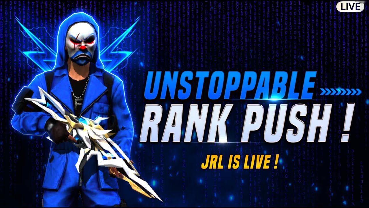 🔴Grandmaster Rank Push - Free Fire Live In Telugu - Garena Free Fire ...