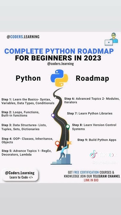 Python Road map for 2023 for beginners, Start learning now - YouTube
