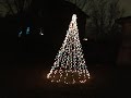 How to Make a Christmas Tree out of Christmas Lights