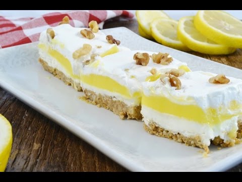 Lemon Delish - Lemon No Bake Dessert | RadaCutlery.com