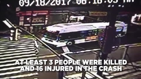 Fatal Queens Bus Crash Caught On Video