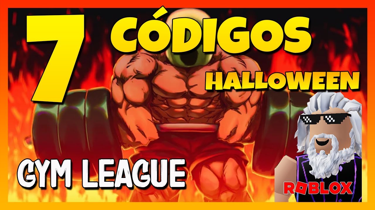 CÓDIGO NUEVO 7 CÓDIGOS de 🏋️ GYM LEAGUE 🏋️🎃 Update Halloween 🎃🏋️ Roblox ...