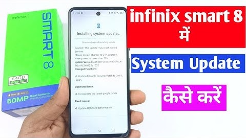 infinix smart 8 mein system update kaise karen | how to system update in infinix smart 8