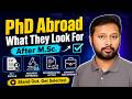 PhD Abroad After M.Sc.? Do This Before Applying! All 'Bout Research #phd #abroad #phdabroad