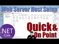 Install .NET Core 10 Windows 11 How To Setup Web Server Host IIS Create Server Farm Web Site Hosting