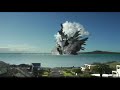 Tonga underwater volcanic eruption caught by a cctv tonga