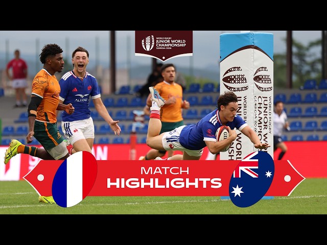 HUGE end to Pool D Decider! France v Australia | Junior World Championships 2026 | Match Highlights