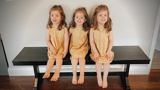 Our IDENTICAL TRIPLETS turned 3!