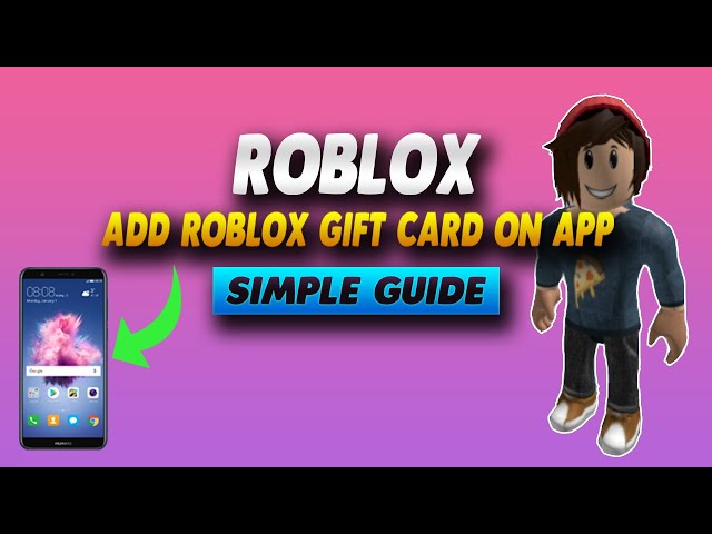 How To Add Roblox Gift Card On Tablet