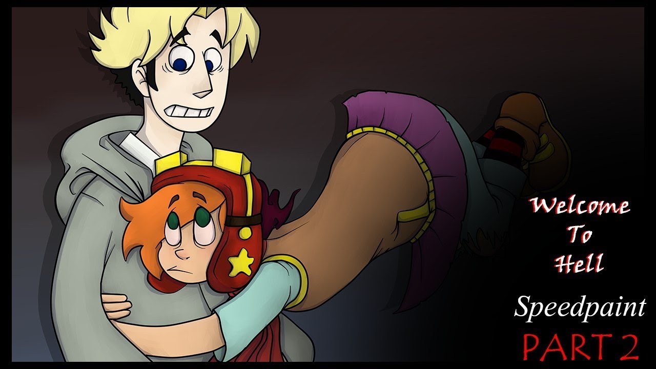 Welcome To Hell Sock And Jonathan Sockathan Speedpaint Paint Tool Sai Youtube