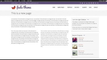 Fade Theme: Visual Composer general usage