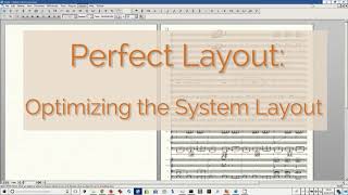 Perfect Layout for Finale®: Automatic Score Layout