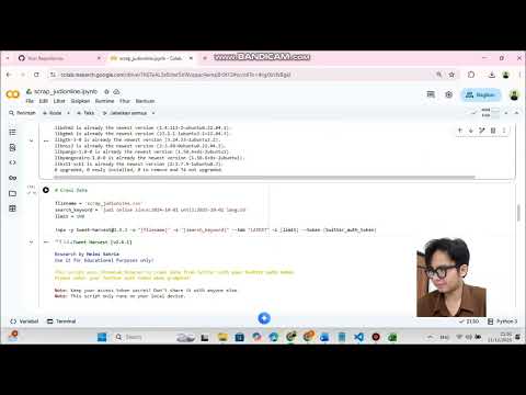 Part 1 - TUTORIAL SCRAPPING DATA TWITTER DENGAN GOOGLE COLAB