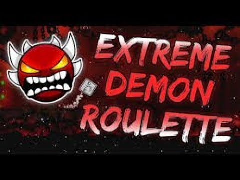 [#1] Extreme Demon Roulette | Hardest Geometry Dash Challenge? - YouTube