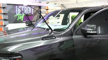 2020 Ram Full Windshield Window Tint LIVE! @ Detroit Tint Studio
