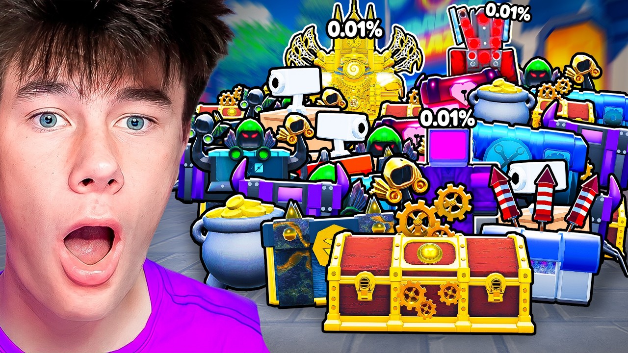Opening 100 of EVERY CRATE in Toilet Tower Defense!