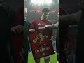 Kai Havertz presented with a plaque from his former side Bayer Leverkusen ❤️