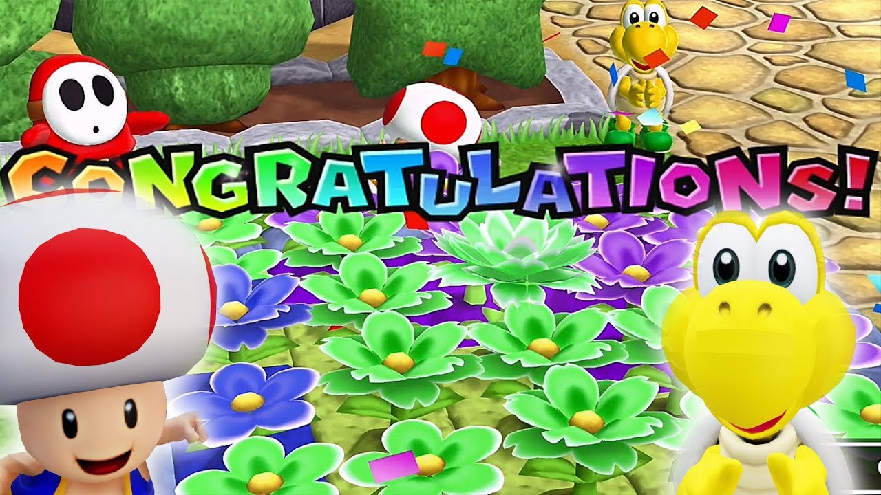Mario Party 9 Toad vs Koopa vs Shy Guy ◆Garden Battle Master Difficulty #11