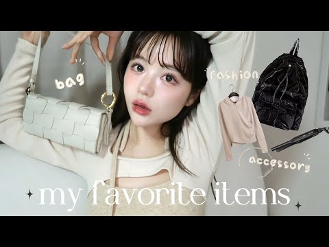 🛒4月のお気に入り💍私の一軍アクセサリー｜bag+tops+hair iron.