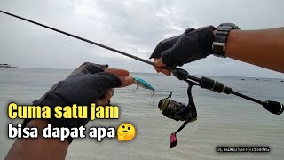 Mancing Pinggiran || Ultralight Fishing Pantai Trikora