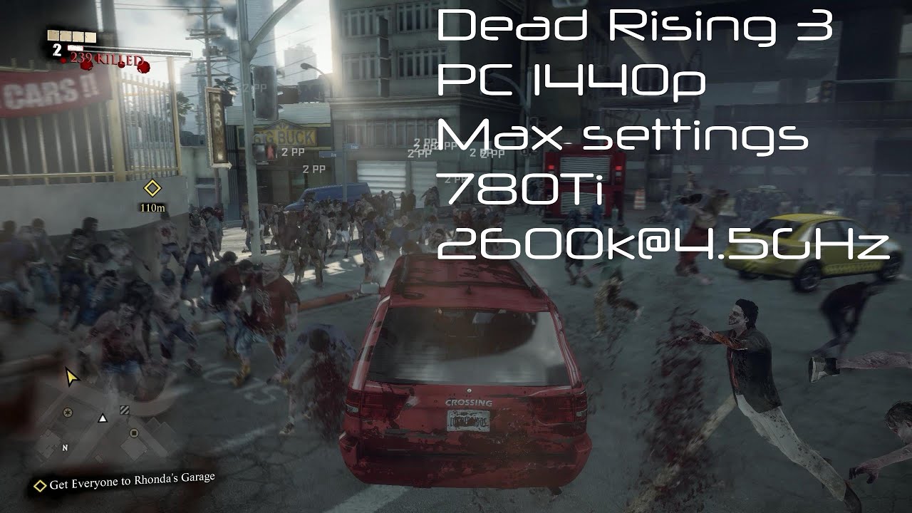 Dead Rising 3 PC 1440p Max Settings Gameplay