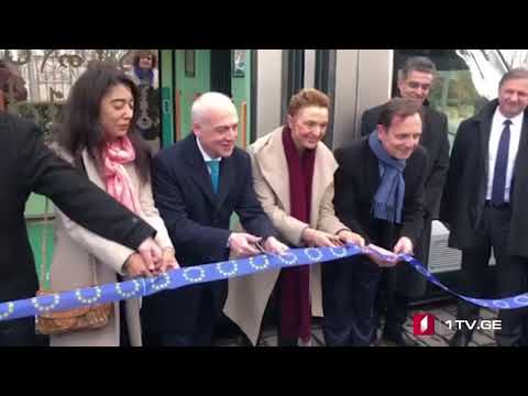 სტრასბურგში ექვსი თვის განმავლობაში, ქართული ანბანით გაფორმებული ტრამვაი იმოძრავებს