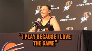 Diana Taurasi is elated over beginning her 20th season in the WNBA and with the Phoenix Mercury