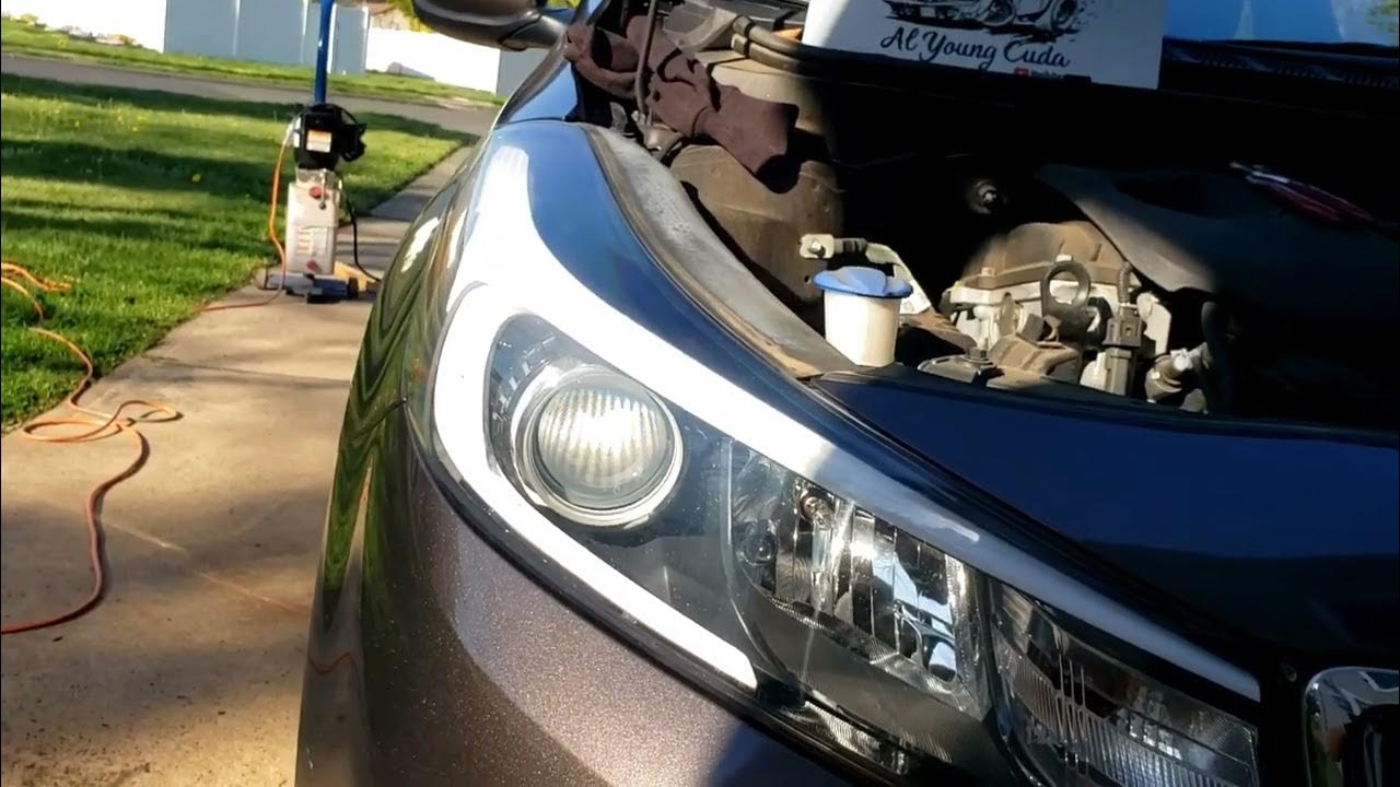 Kia Forte Low Beam Headlight Bulb Replacement H7 DIY 2017 and Other