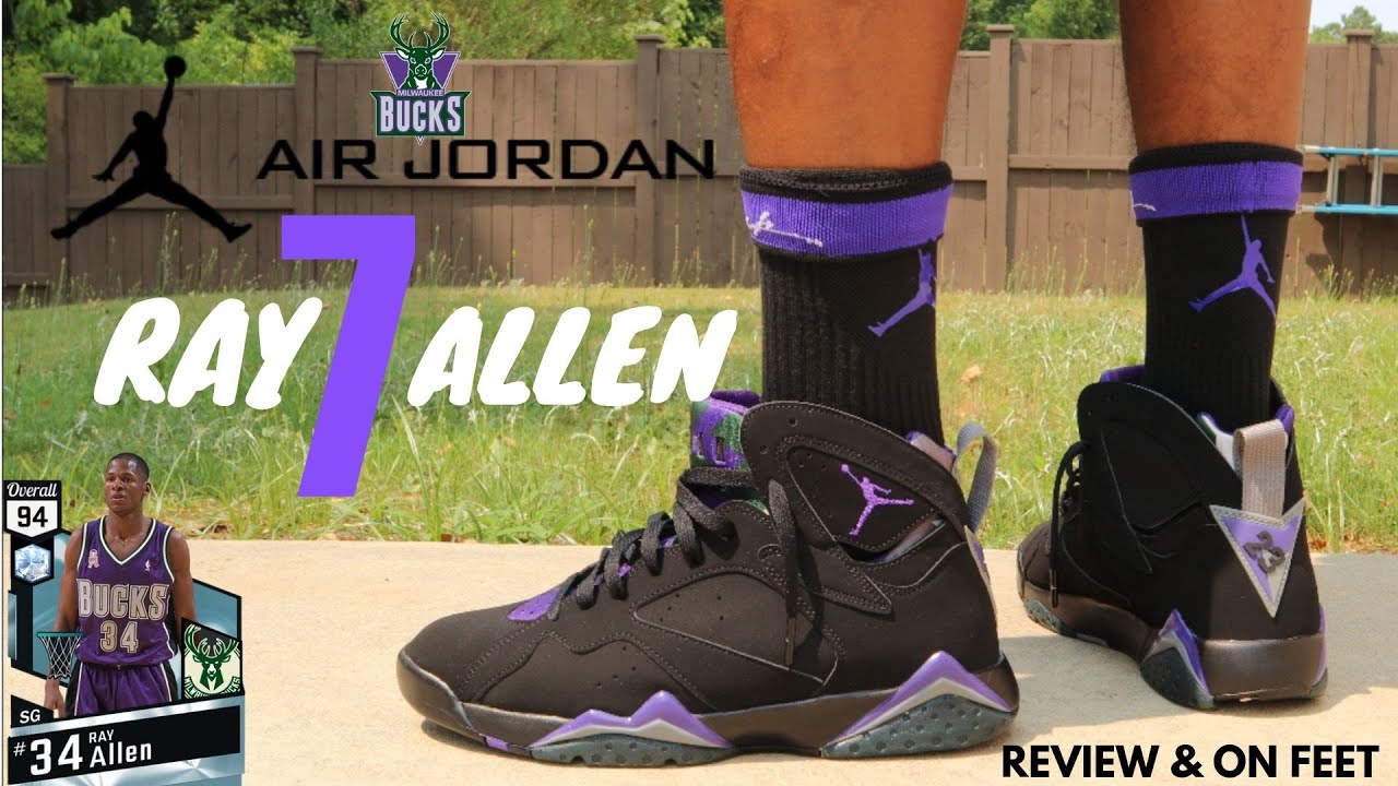 jordan 7 ray allen outfit