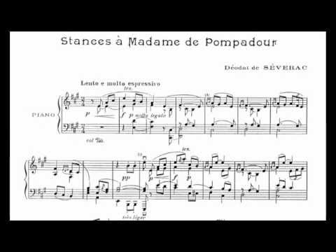 ポンパドゥール夫人へのスタンスDéodat de Séverac