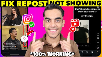 Fix Instagram Repost Option Not Showing | Instagram Repost Not Showing Problem 
