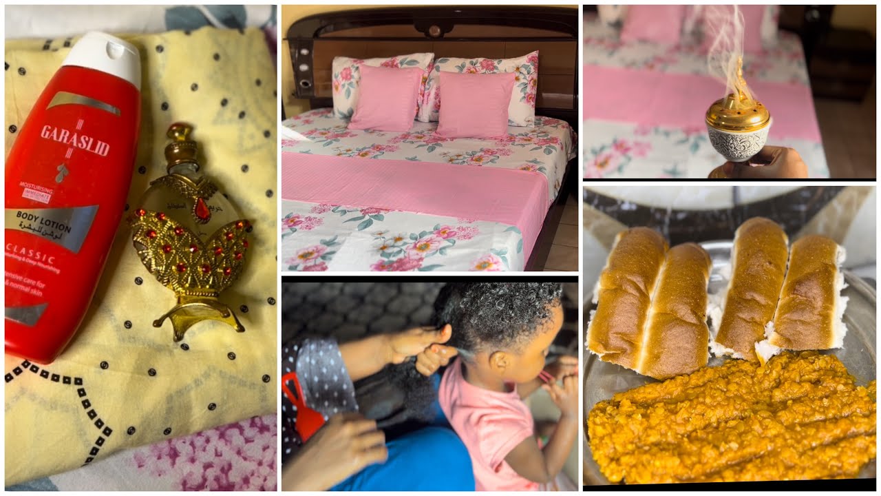 Night routine 🇸🇴 habeekaga waxa aan qabto  hooyo guri joogta ah